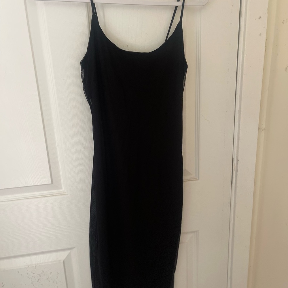 Elegant Black Slip Dress